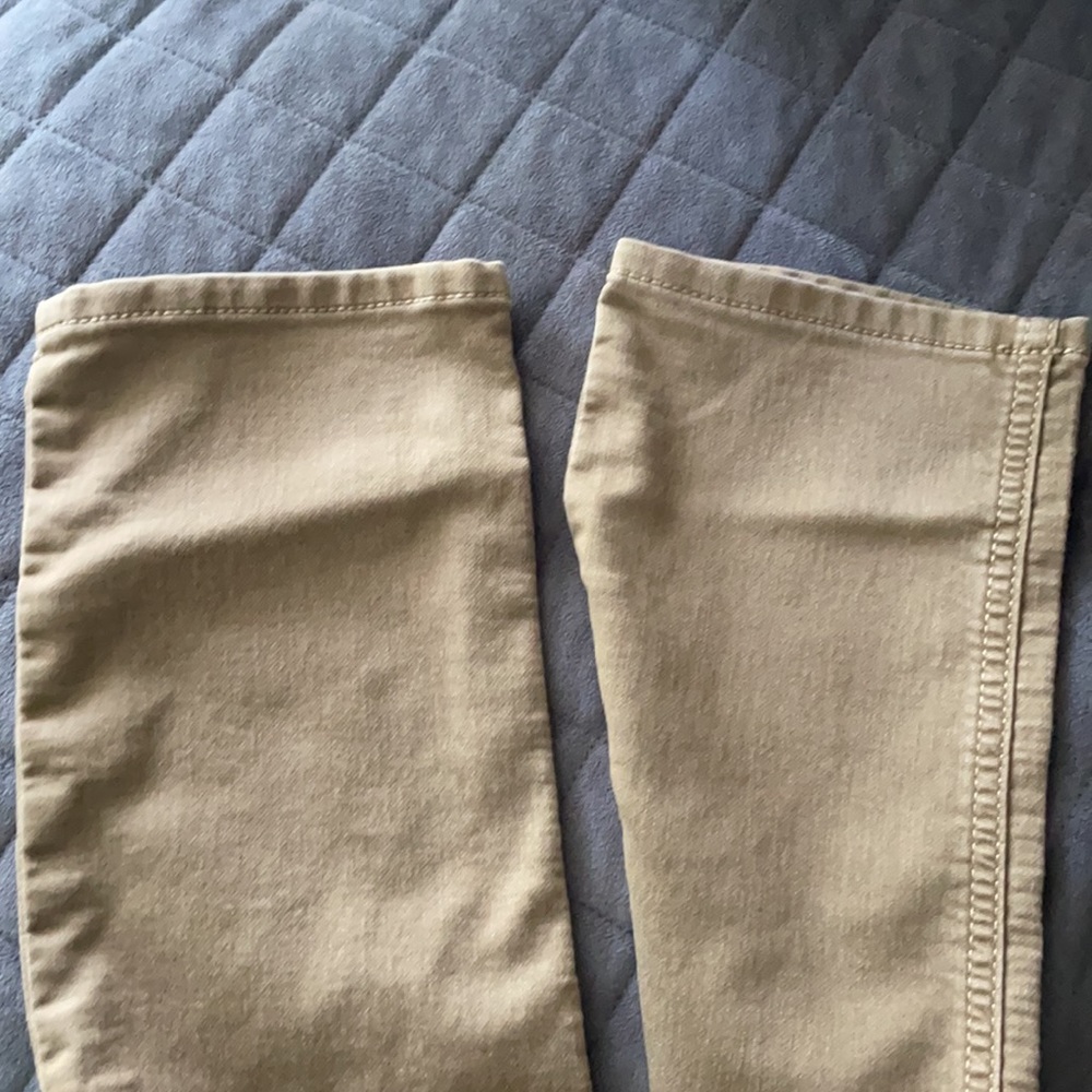 NWOT size 12 slim super stretch dark khaki pants - Picture 7 of 10